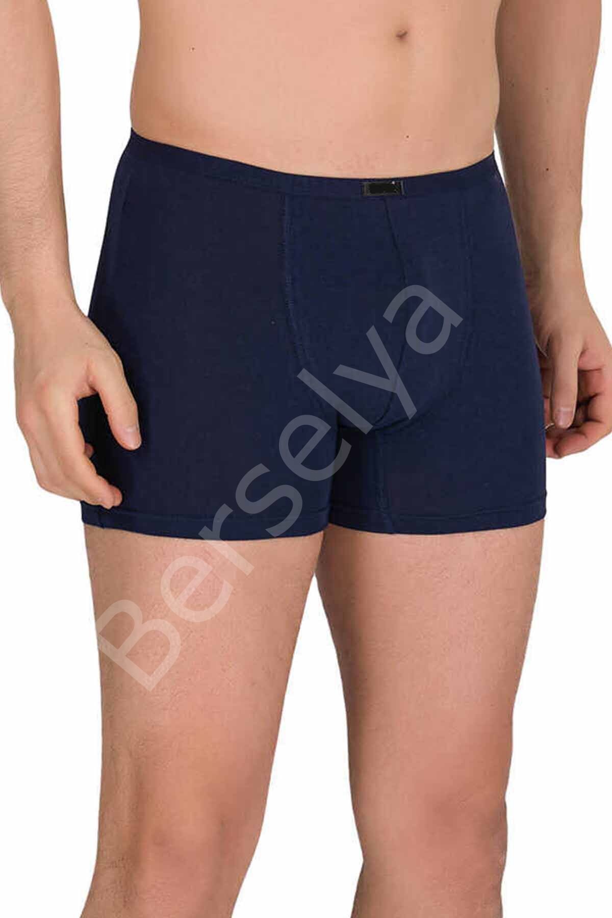 Erkek Modal Boxer Short Lacivert 4488B