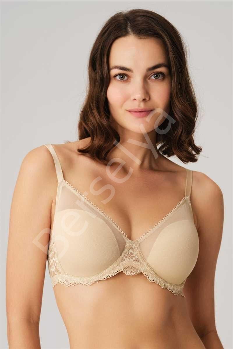 Balenli Desteksiz Dolgusuz Toparlayıcı Dantelli Küçültücü Sütyen