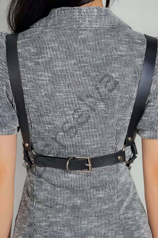 Giysi Üzeri Bel Kemeri, Deri Göğüs Aksesuar - Brf1182