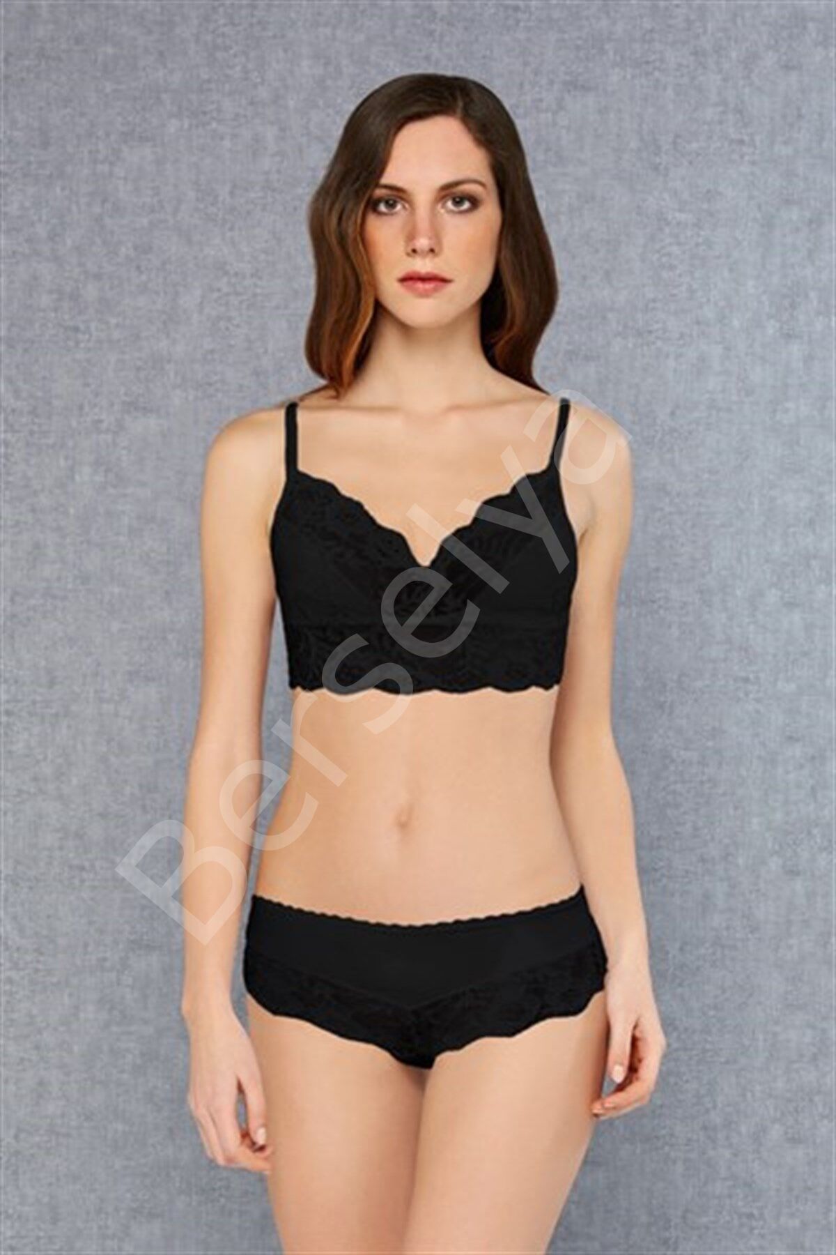 Doreanse Kadın Dolgusuz Bralet Sütyen Slip Külot Takım 12432