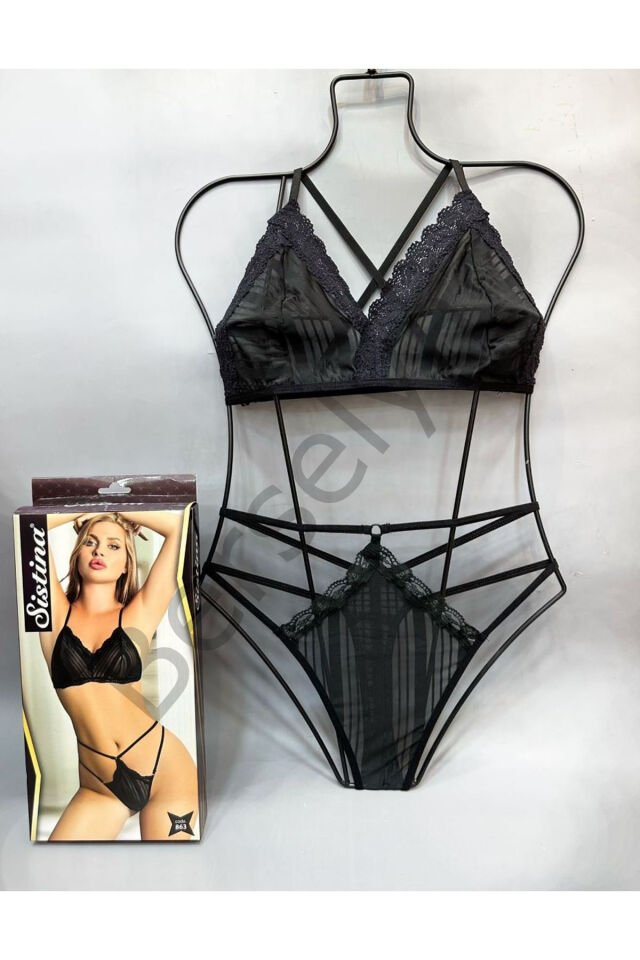 Siyah Bralet Sütyen Takım - B863