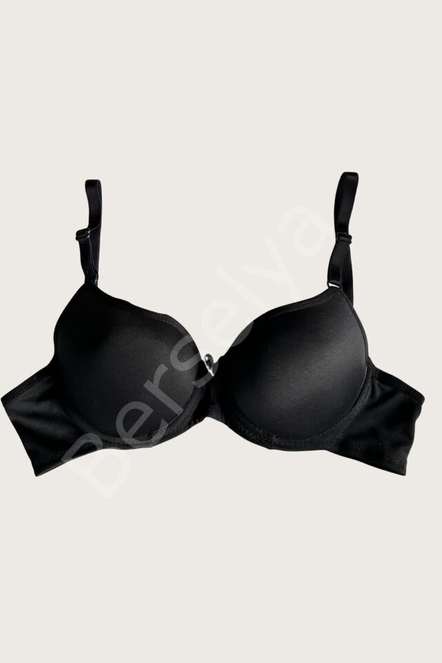 Mikro Kumaş Push Up Dolgulu Balenli Günlük Tek Destekli Sütyen