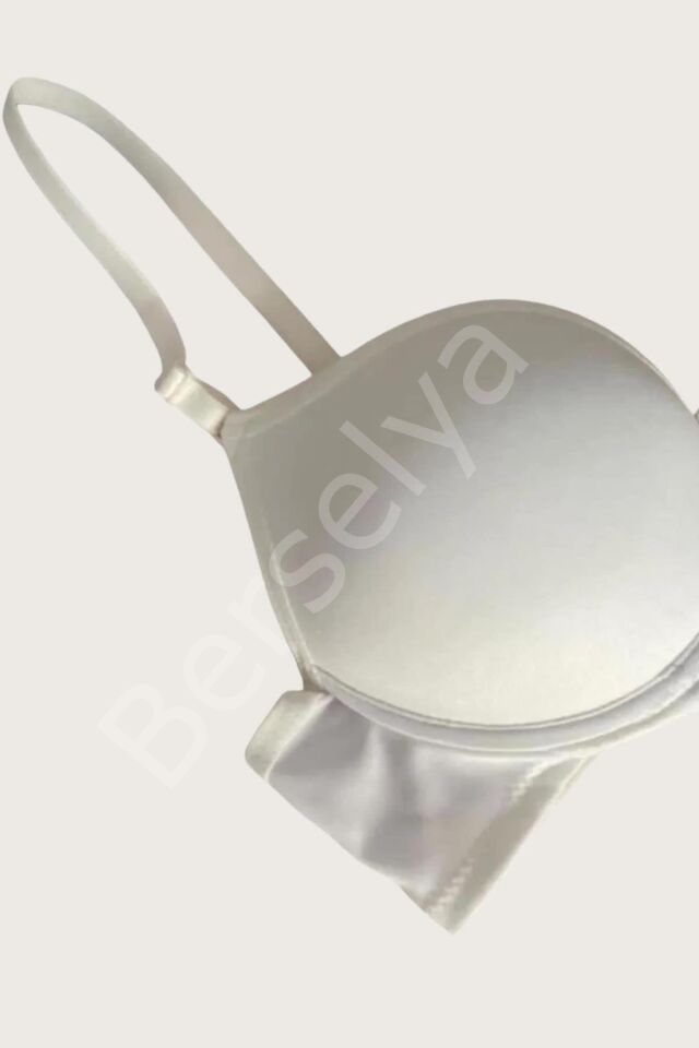 Mikro Kumaş Push Up Dolgulu Balenli Günlük Tek Destekli Sütyen