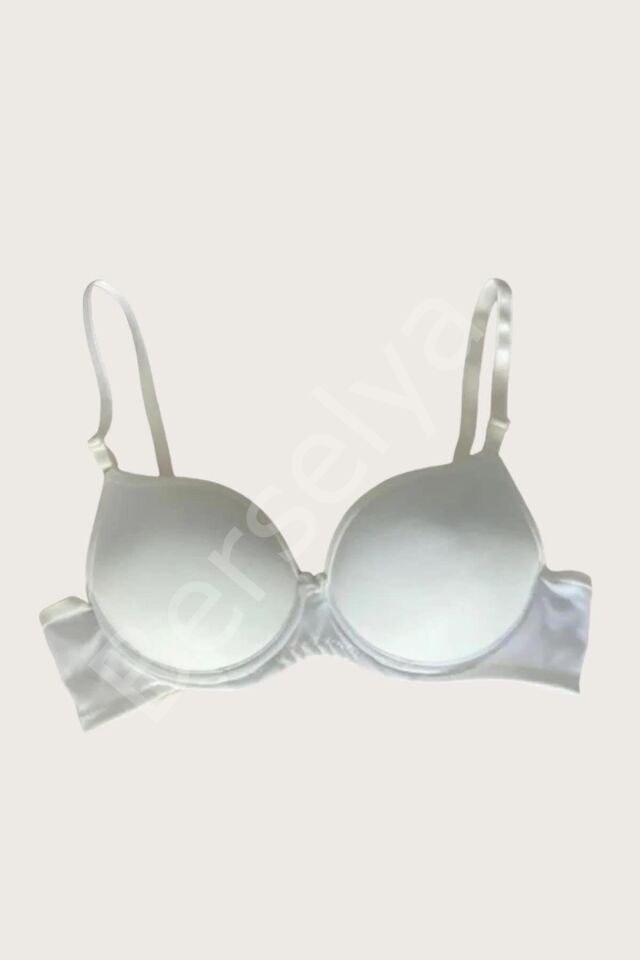 Mikro Kumaş Push Up Dolgulu Balenli Günlük Tek Destekli Sütyen