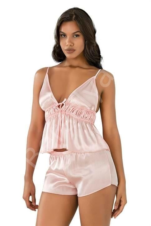 Somon Saten Şort Takımı 9208