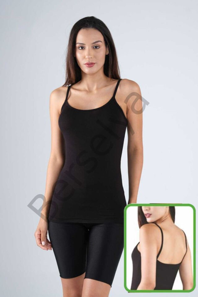Bambu Kadın Askılı Atlet BEYAZ - L-XL