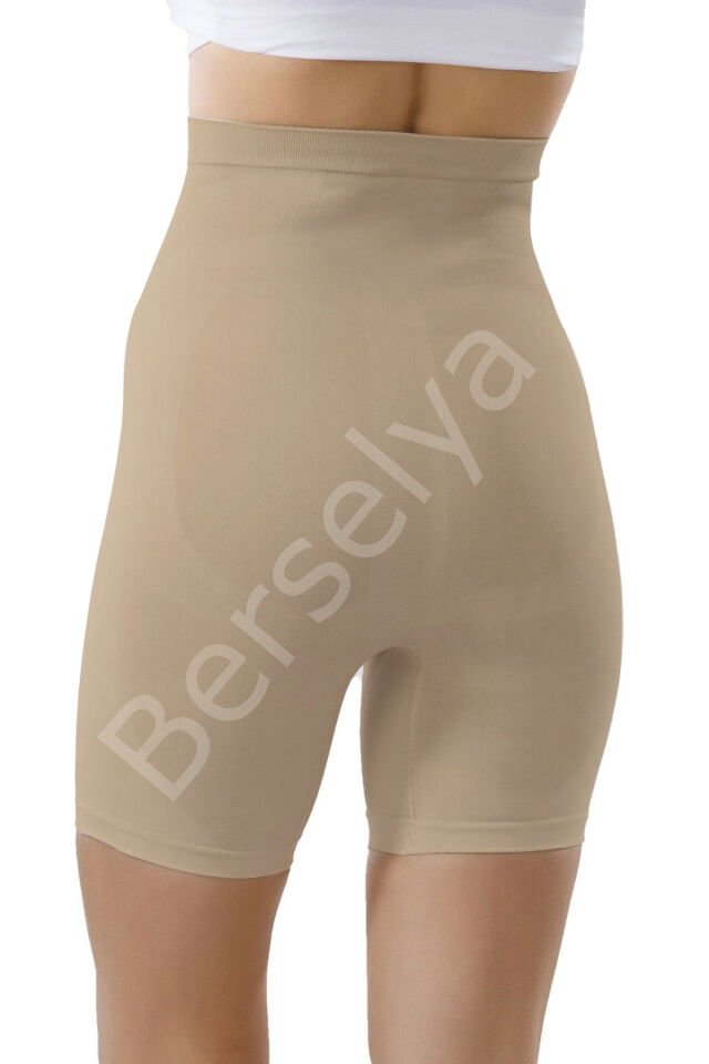 Yüksel Bel Paçalı Korse 11003 - Ten XL