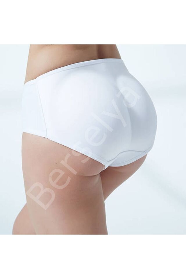 Beyaz Popo Şekillendirici Külot Korse - 721