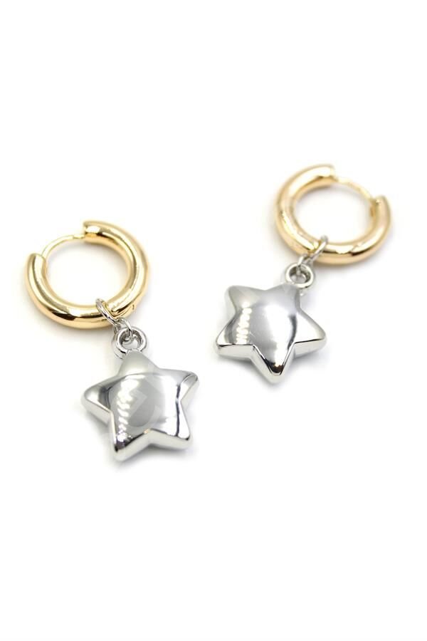 Yıldız Küpe - Gümüş