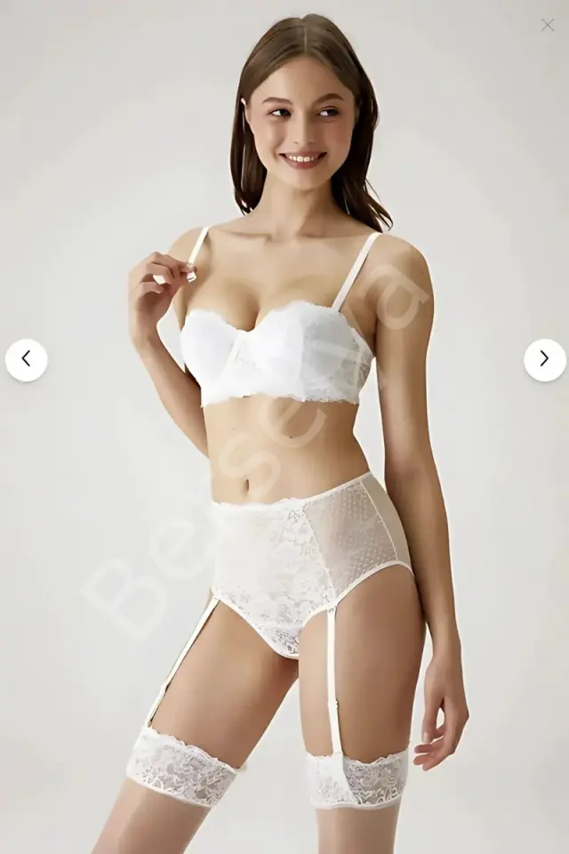 Cenova Kap Jartiyer Sütyen Takım Kadın Pierre Kadın 4802