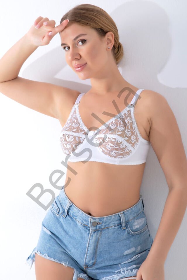 Kırmızı Dantelli Toparlayıcı Sütyen - 506