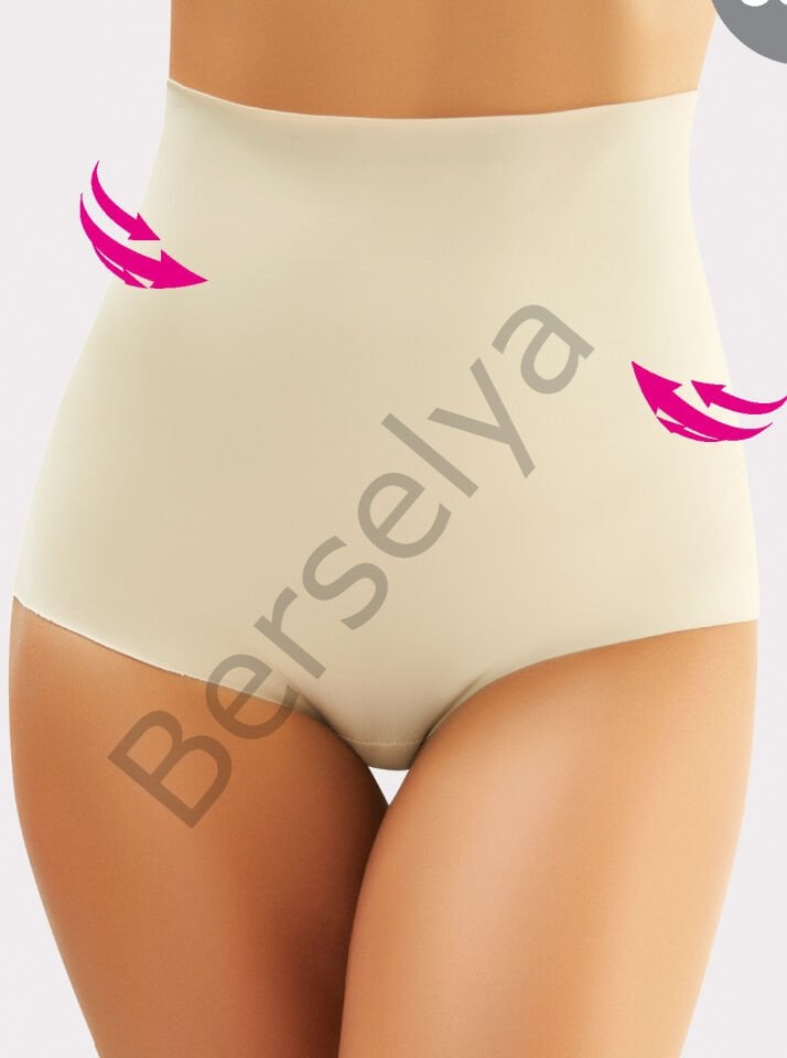 Miss Flex Ten Lazer Kesim Yüksek Bel Slip Korse 6001