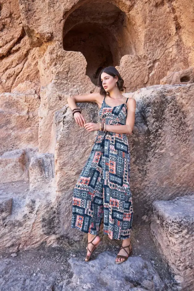 Etnik Desenli Tulum