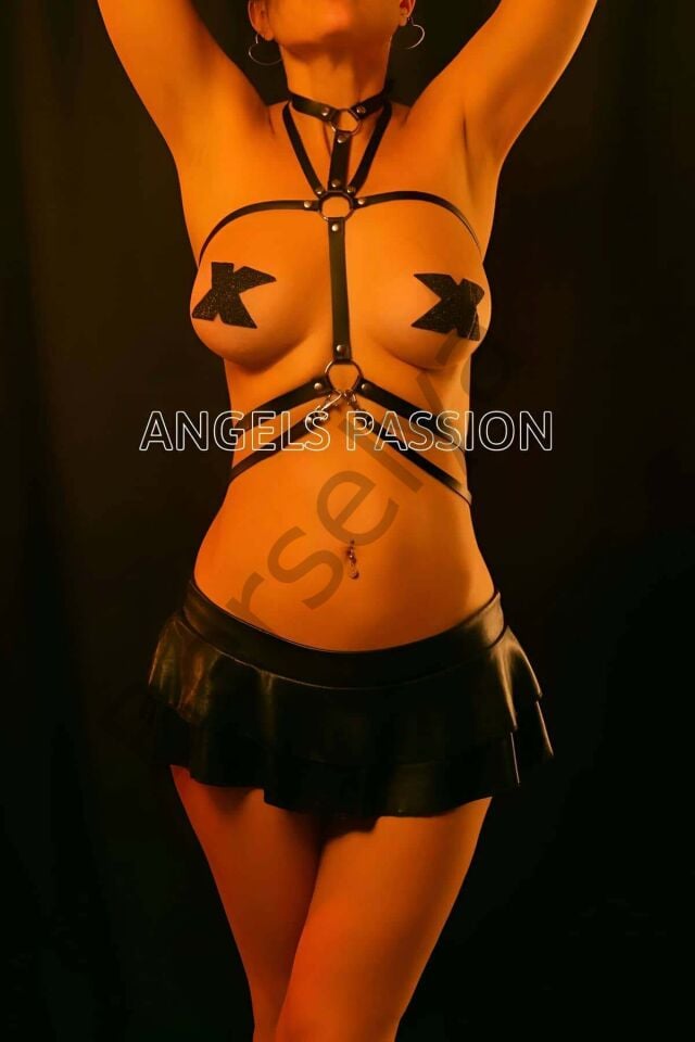 Deri Fantazi İç Giyim - Bondage Harness - Brf549