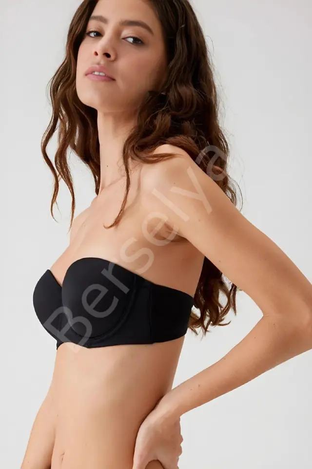 Balenli Straplez Desteksiz Sütyen Kadın 6020