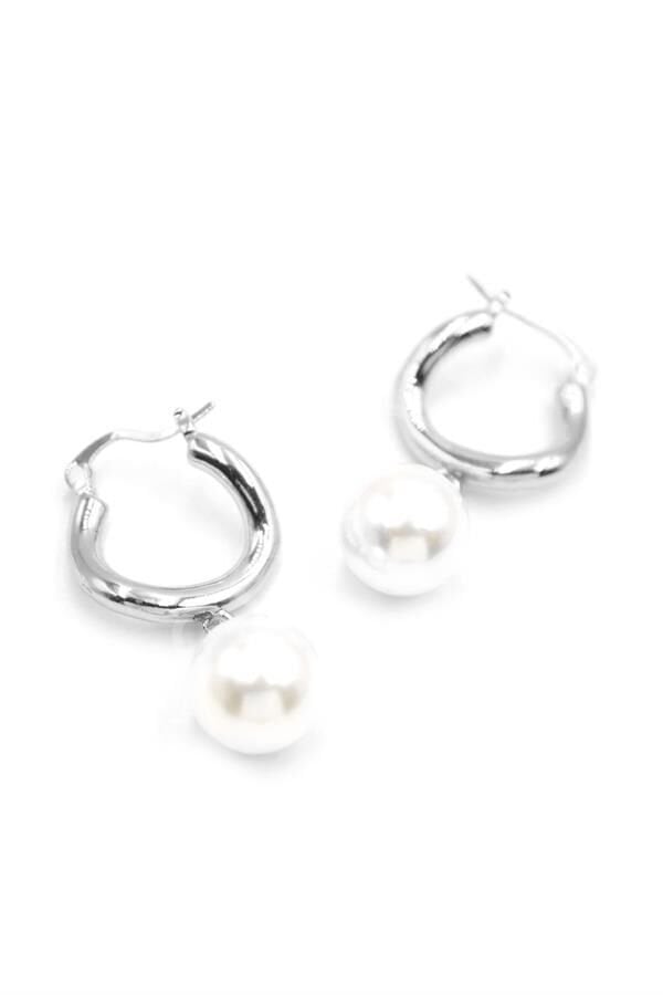 İnci Küpe - Gümüş