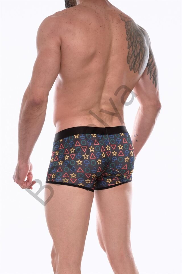 Don Moris Erkek  Desenli Mini Boxer