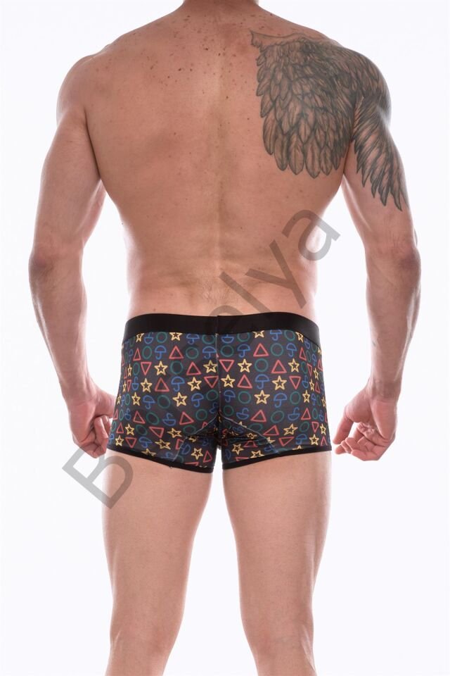 Don Moris Erkek  Desenli Mini Boxer