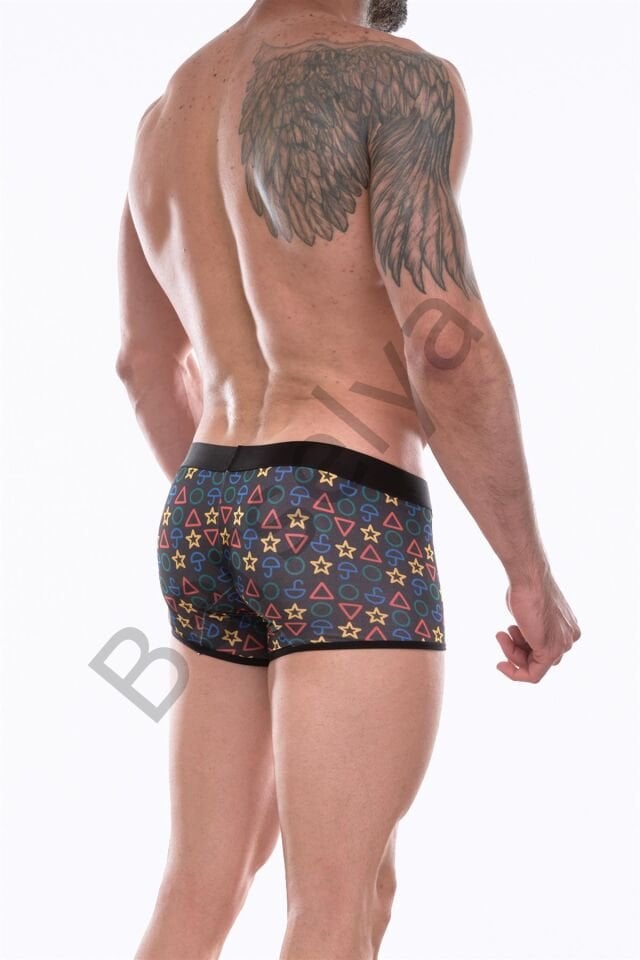 Don Moris Erkek  Desenli Mini Boxer