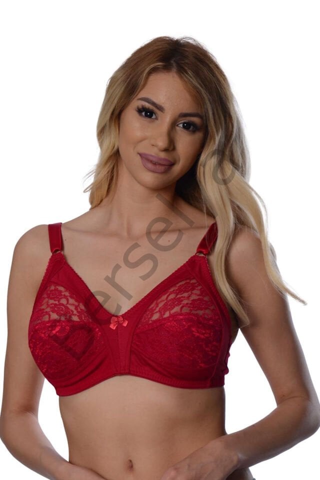 Bordo Dantelli Toparlayıcı Sütyen - 503