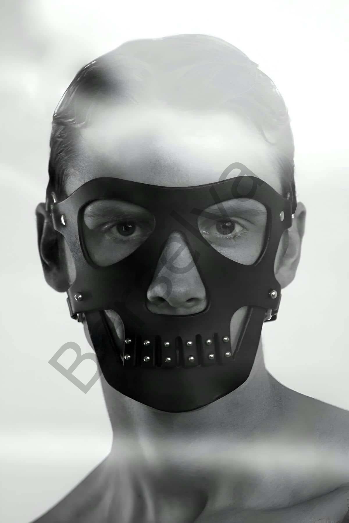 Erkek  Maske, Deri Maske, Parti Maskesi, Seksi Maske - Brfm125