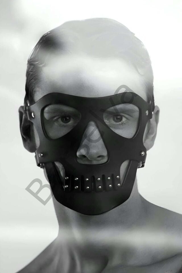 Erkek  Maske, Deri Maske, Parti Maskesi, Seksi Maske - Brfm125