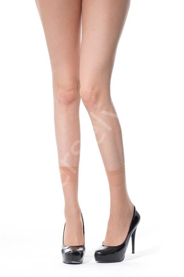 12 Adet Fit Soket Çorap 15 Denye 51 Sahra