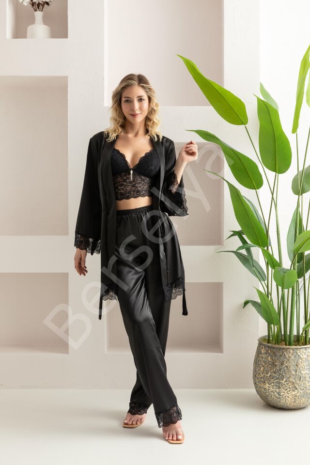 10 Parça Gelin Seti Siyah (brf312245)