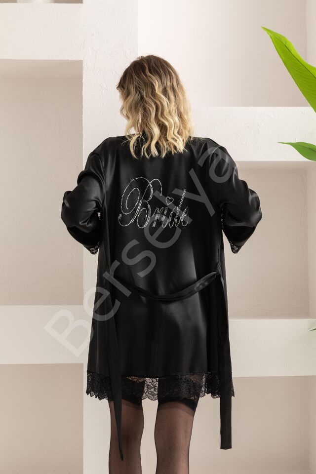 10 Parça Gelin Seti Siyah (brf312245)