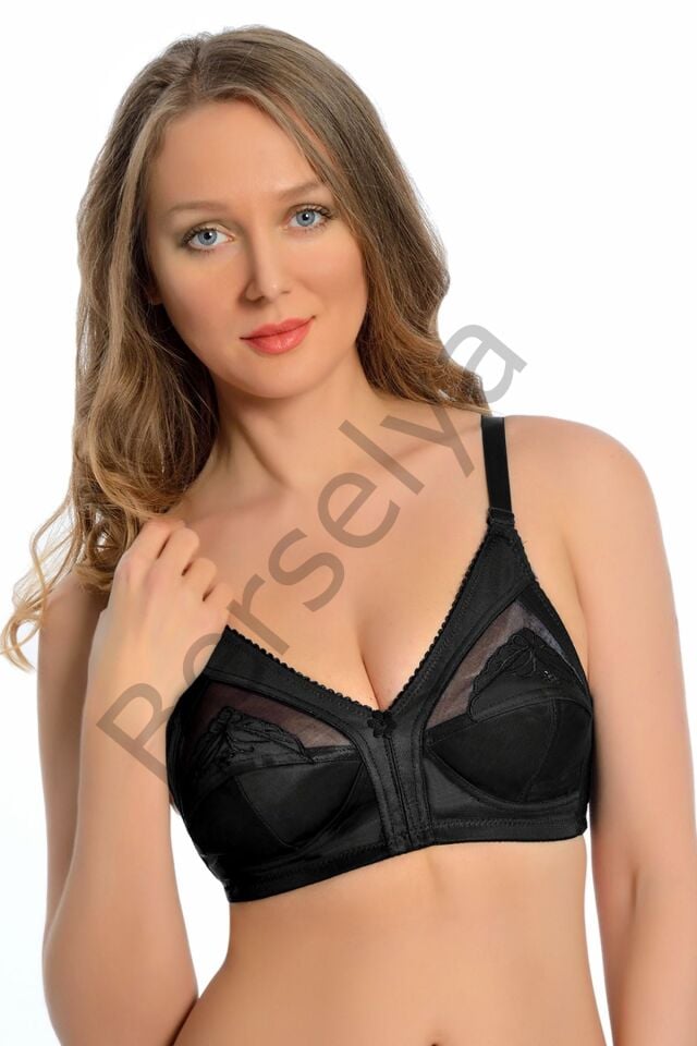 Siyah  Toparlayıcı Sütyen - 502
