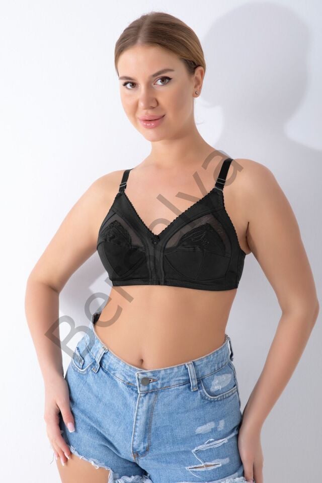 Siyah  Toparlayıcı Sütyen - 502