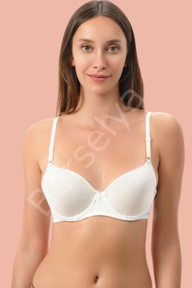 Beyaz Dolgusuz Mikro Tek Sütyen