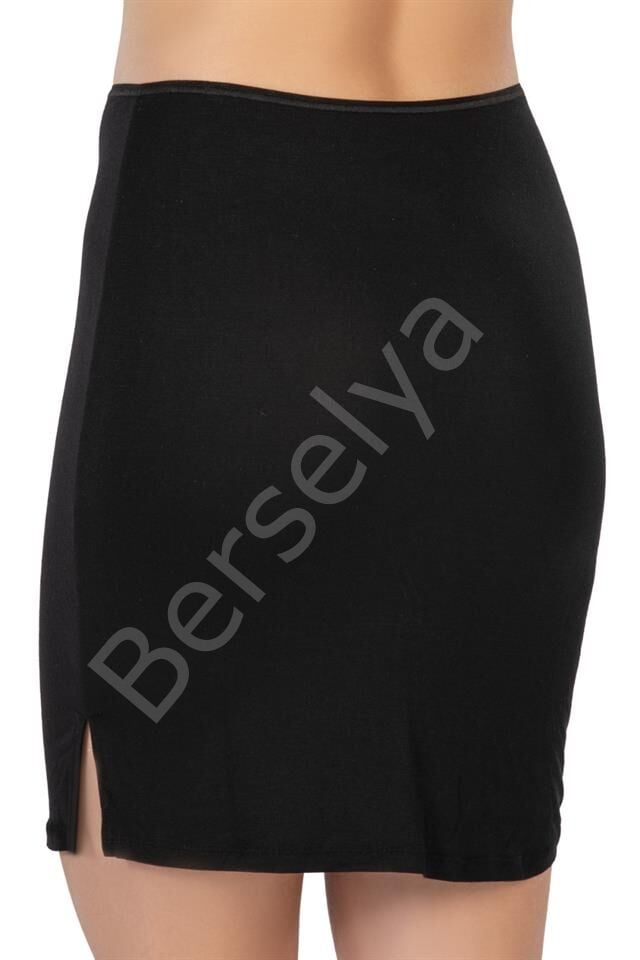 Siyah Emay 1438 Modal Cotton Midi Jupon