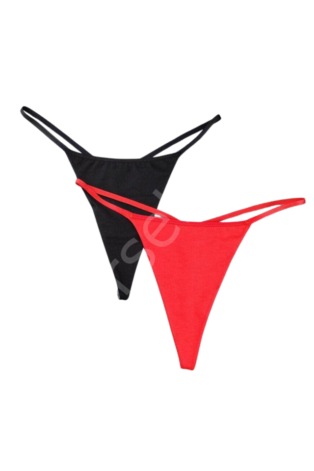 Süprem Penye Tanga Külot 3lü Model Renklimodellerimiz 83012-2li
