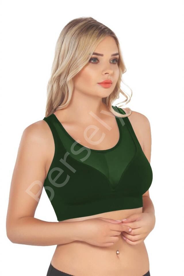 Yeşil Emay 4028 Seamless Tül Toparlayıcı Sütyen Korse