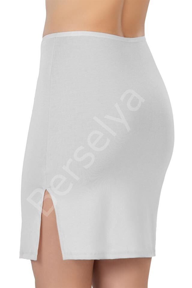 Beyaz Emay 1438 Modal Cotton Midi Jupon
