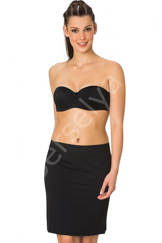 Siyah Emay 506 Midi Jüpon