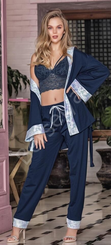 Bralet Sütyen Sabahlık Takım (brf31716)