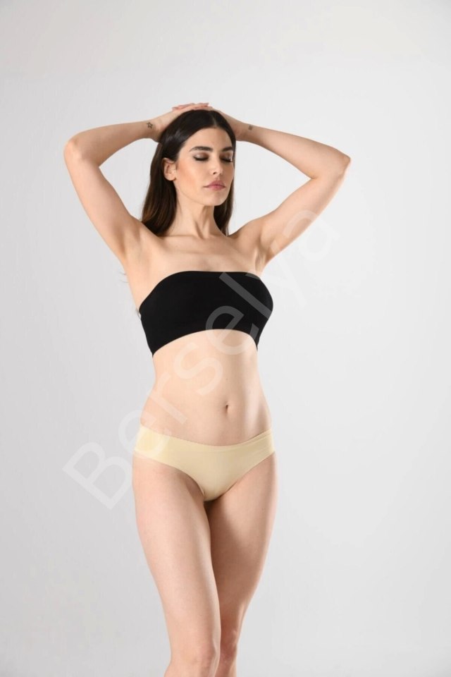 Miss Fit 12583 Lazer Kesim Silikonlu Slip