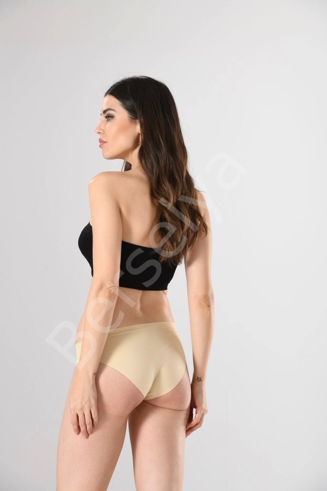 Miss Fit 12583 Lazer Kesim Silikonlu Slip