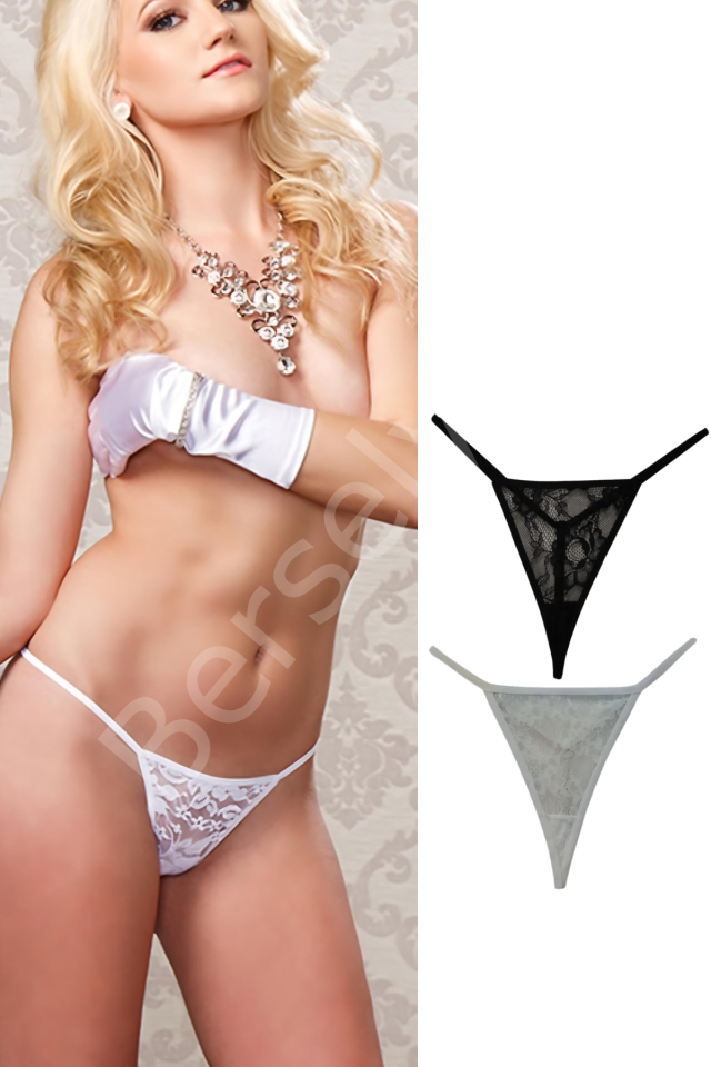 Dantelli Fantezi Tanga Külotmodellerimizmodellerimiz 83028-2li