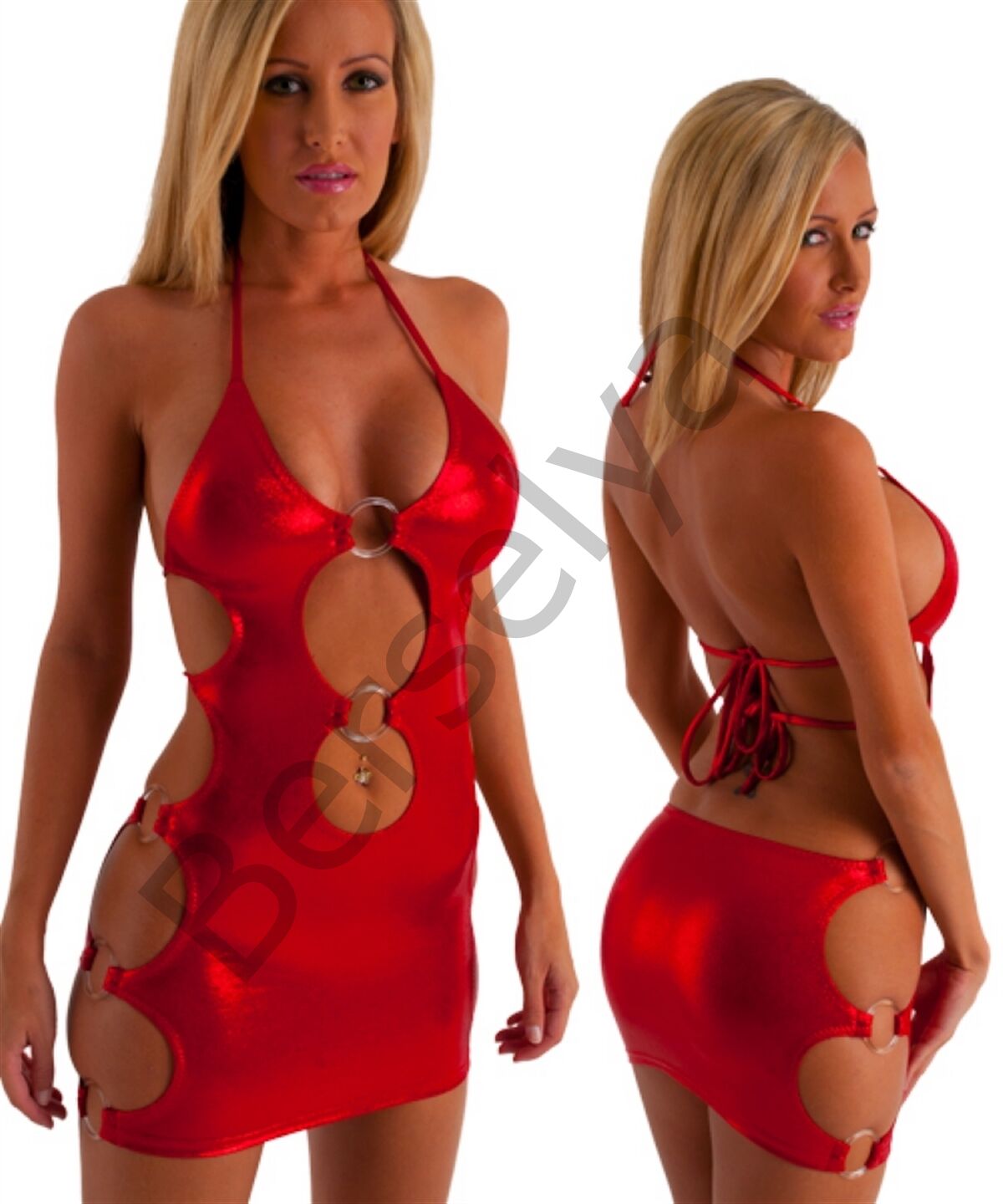 B100712 Erotik Mini Elbise