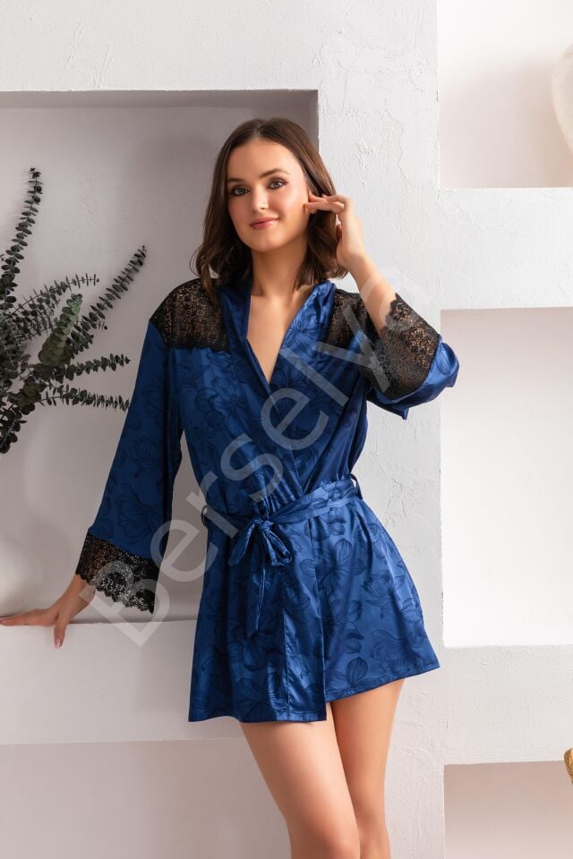 Kuşaklı Mini Boy Sabahlık (mgp12116)