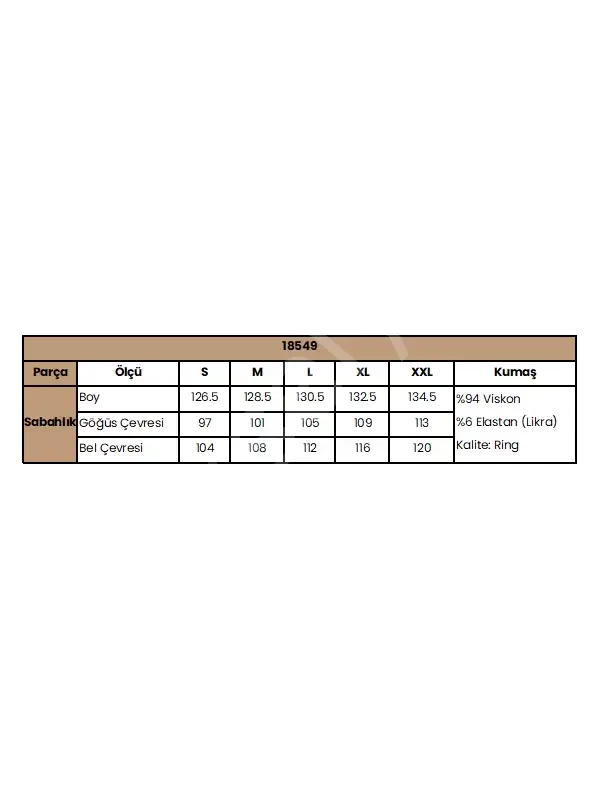 Dantelli Ve Kuşaklı Sabahlık