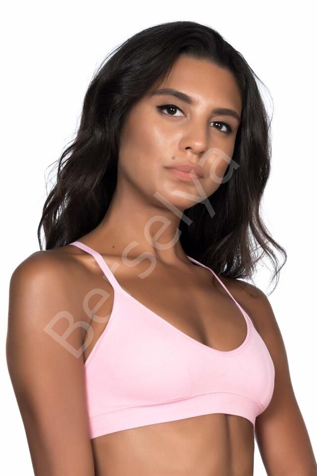 Pembe Emay 4020 Pedli İnce Askılı Sütyen Korse