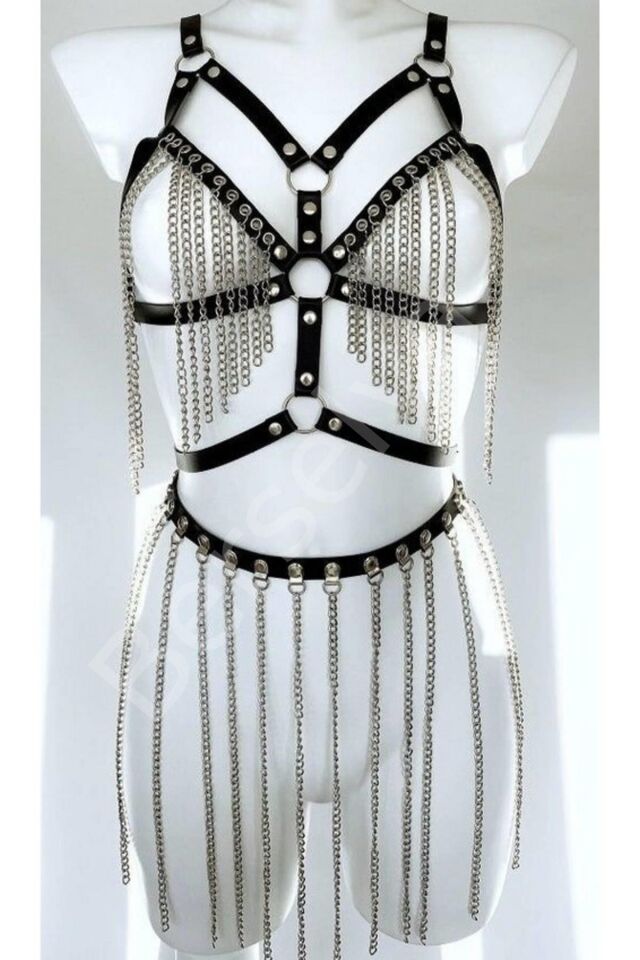 Zincir Deri Alt Üst Takım 700904