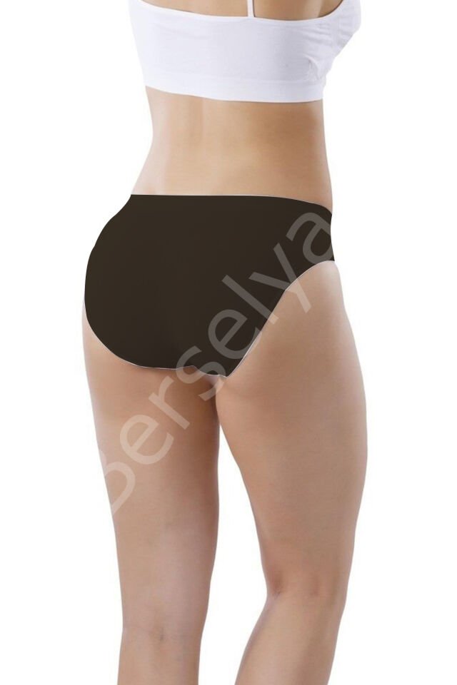 Dikişsiz İz Yapmaz Bayan Slip Külot 11000 Siyah XL