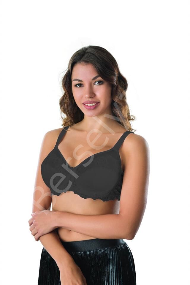 Siyah Emay 170 B Balenli Brode Toparlayıcı Sütyen