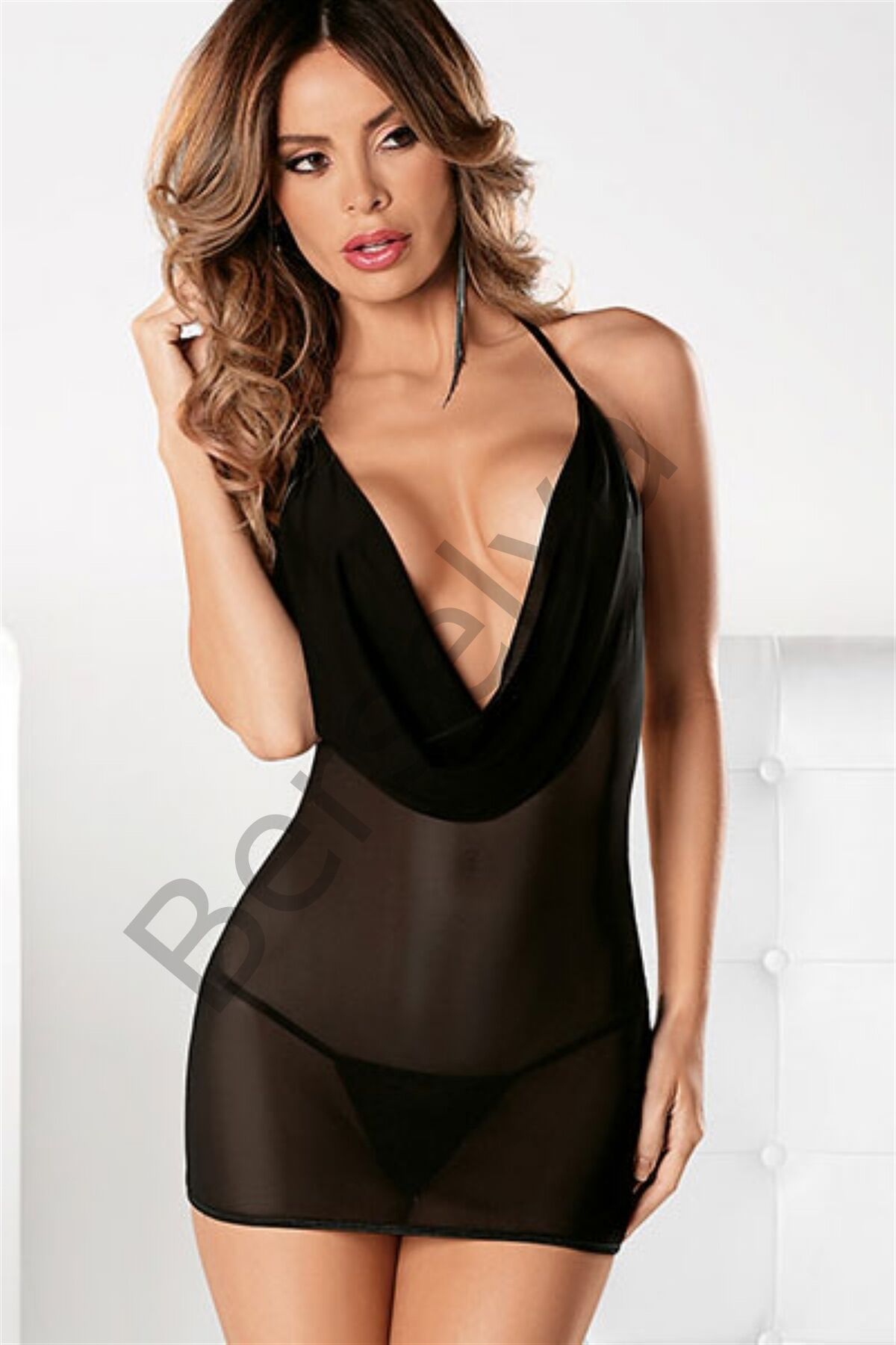 B100721 Transparan Gecelik