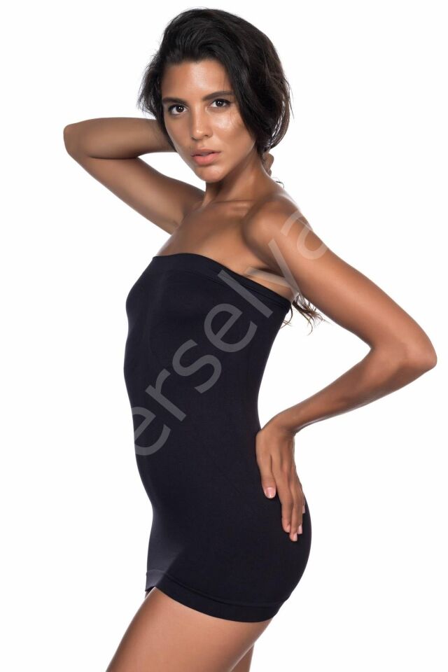 Siyah Mı Emay 5003 Soft Straplez Atlet